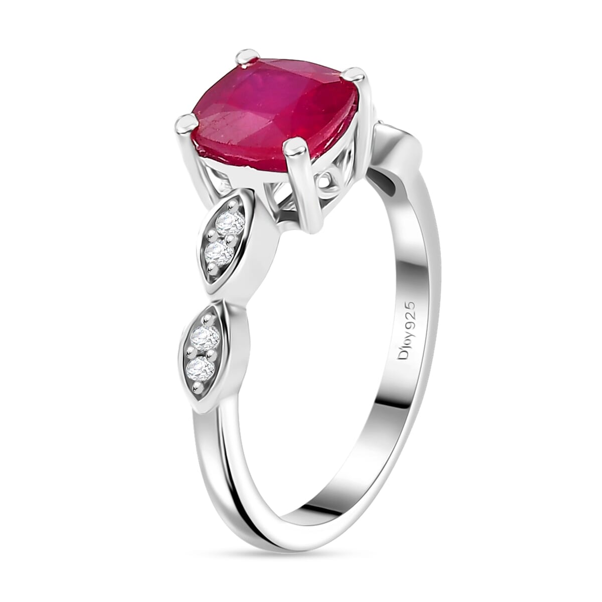 Buy Premium Niassa Ruby (FF) and White Zircon 2.40 ctw
