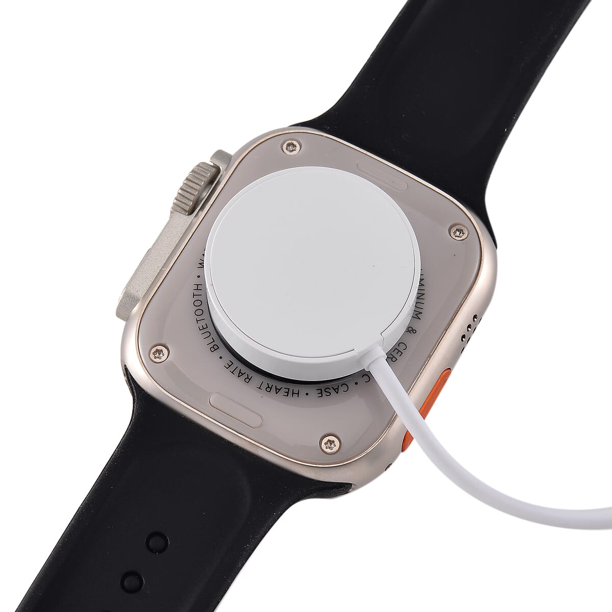 I20 Ultra 2 Max Suit 10 in 1 Set - (Silver Smart Dial, Earphone, Case Cover and 7pcs Replaceable Watchband) image number 6