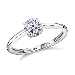 Luxuriant Lab Grown Diamond G VS 1.00 ctw Ring in 950 Platinum (Size 10.0) 4 Grams