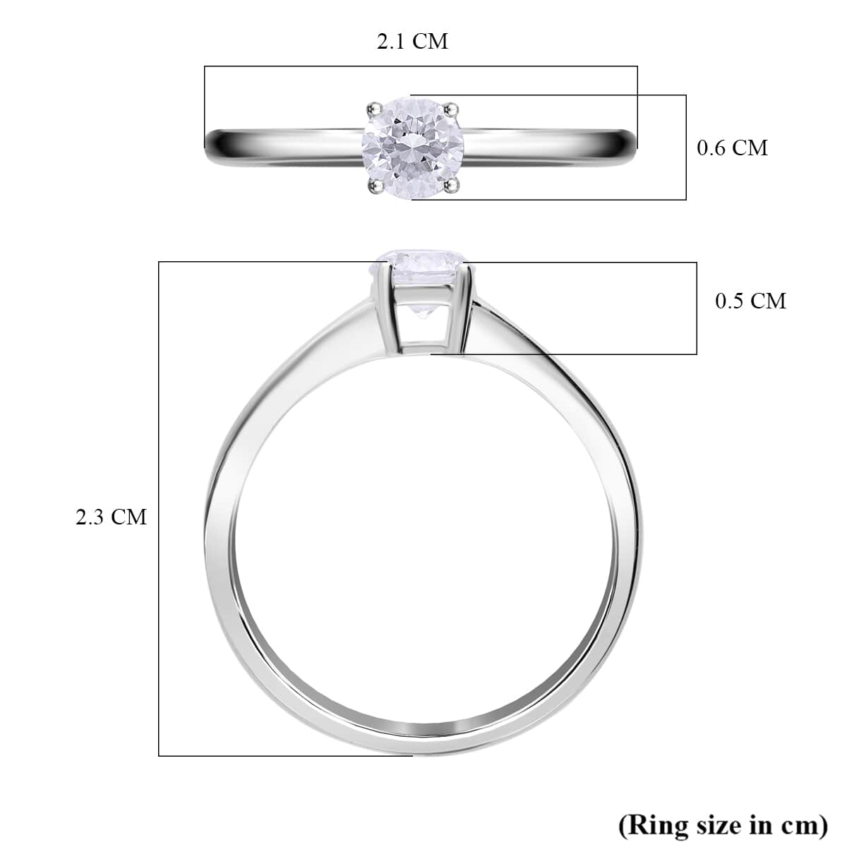 950 Platinum Luxuriant Lab Grown Diamond (G VS) Ring (Size 10.0) (Del. in 10-15 Days) (4 g) 1.00 ctw image number 5