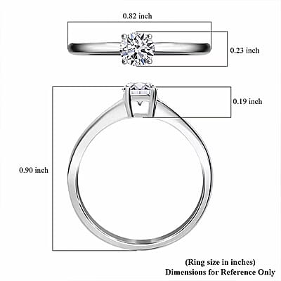 Luxuriant Lab Grown Diamond G VS 1.00 ctw Ring in 950 Platinum (Size 10.0) 4 Grams