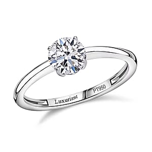 Luxuriant Lab Grown Diamond G VS 1.00 ctw Ring in 950 Platinum (Size 11.0) 4 Grams
