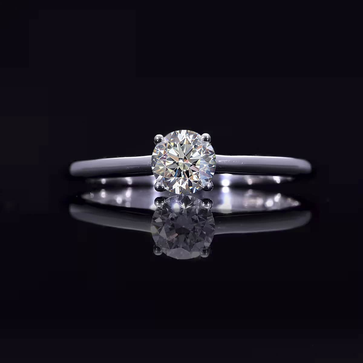 Luxuriant Lab Grown Diamond G VS 1.00 ctw Ring in 950 Platinum (Size 6.0) 4 Grams image number 1