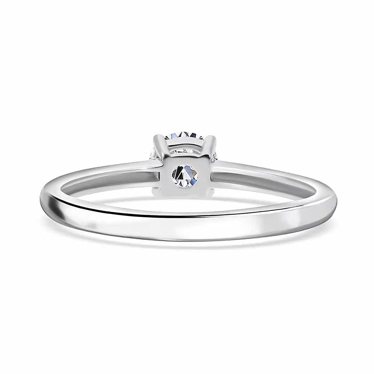 Luxuriant Lab Grown Diamond G VS 1.00 ctw Ring in 950 Platinum (Size 6.5) 4 Grams image number 7