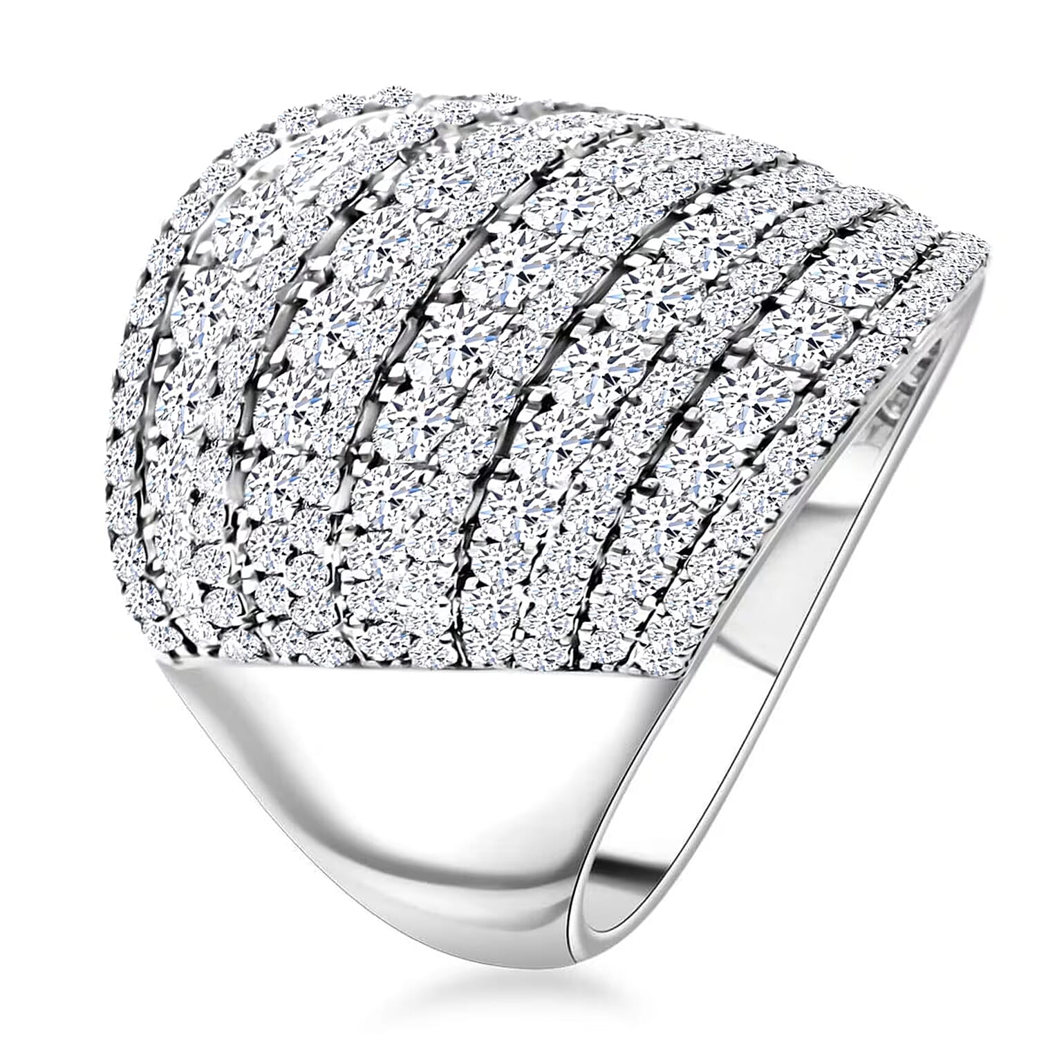 福袋 バースデイ Diamond Grown Lab Luxuriant Buy 4.00 White 10K in Ring ctw アクセサリー