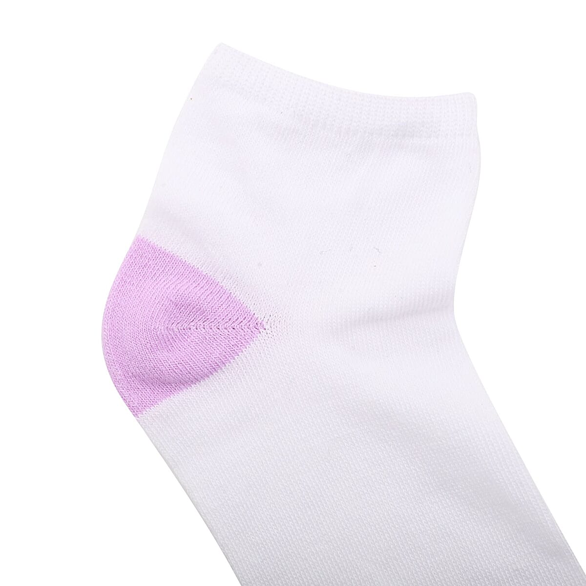 Closeout Mossimo 20 Pairs Quarter Length  Women's Socks - White/Multi Color (Sizes 4-10) image number 1