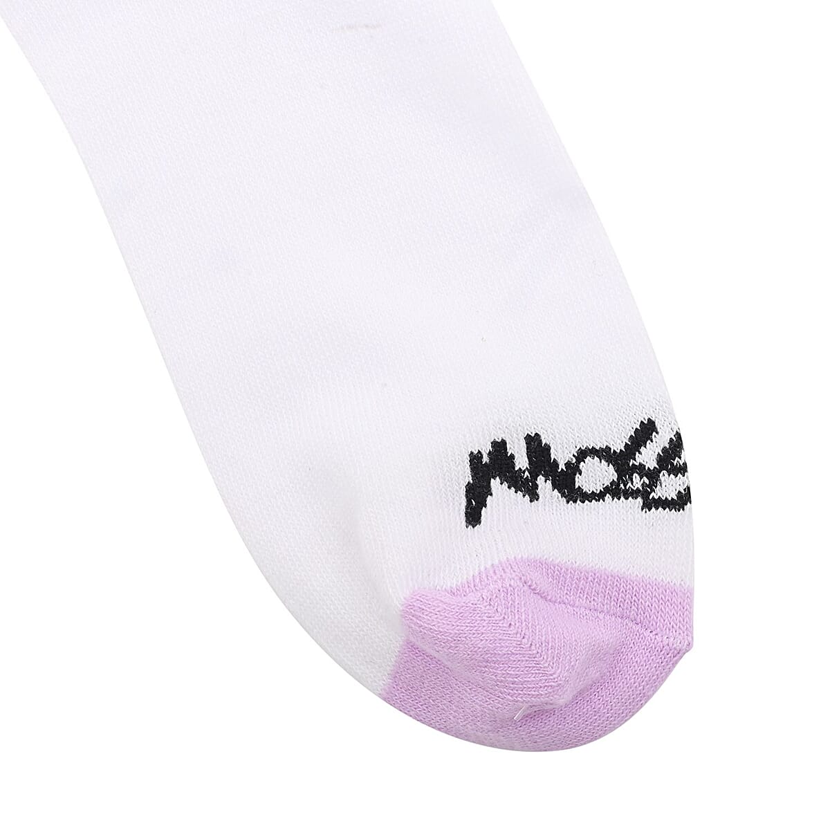 Closeout Mossimo 20 Pairs Quarter Length  Women's Socks - White/Multi Color (Sizes 4-10) image number 2