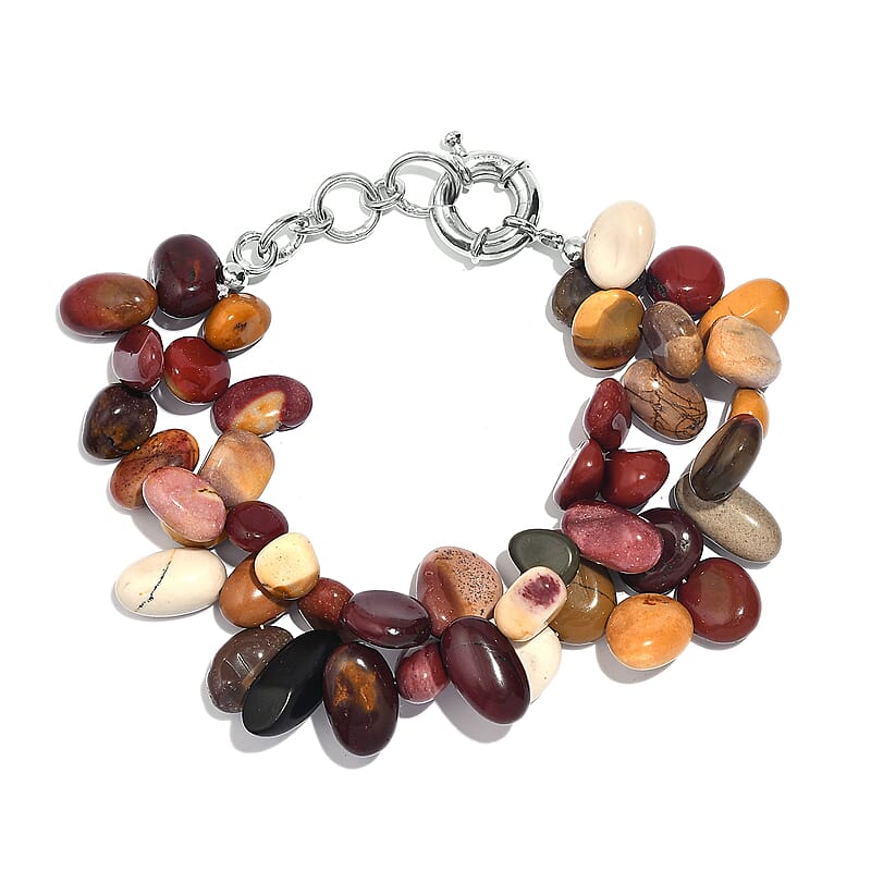 Karis Mookite 232.00 ctw Bracelet in Platinum Bond (7.25 In)