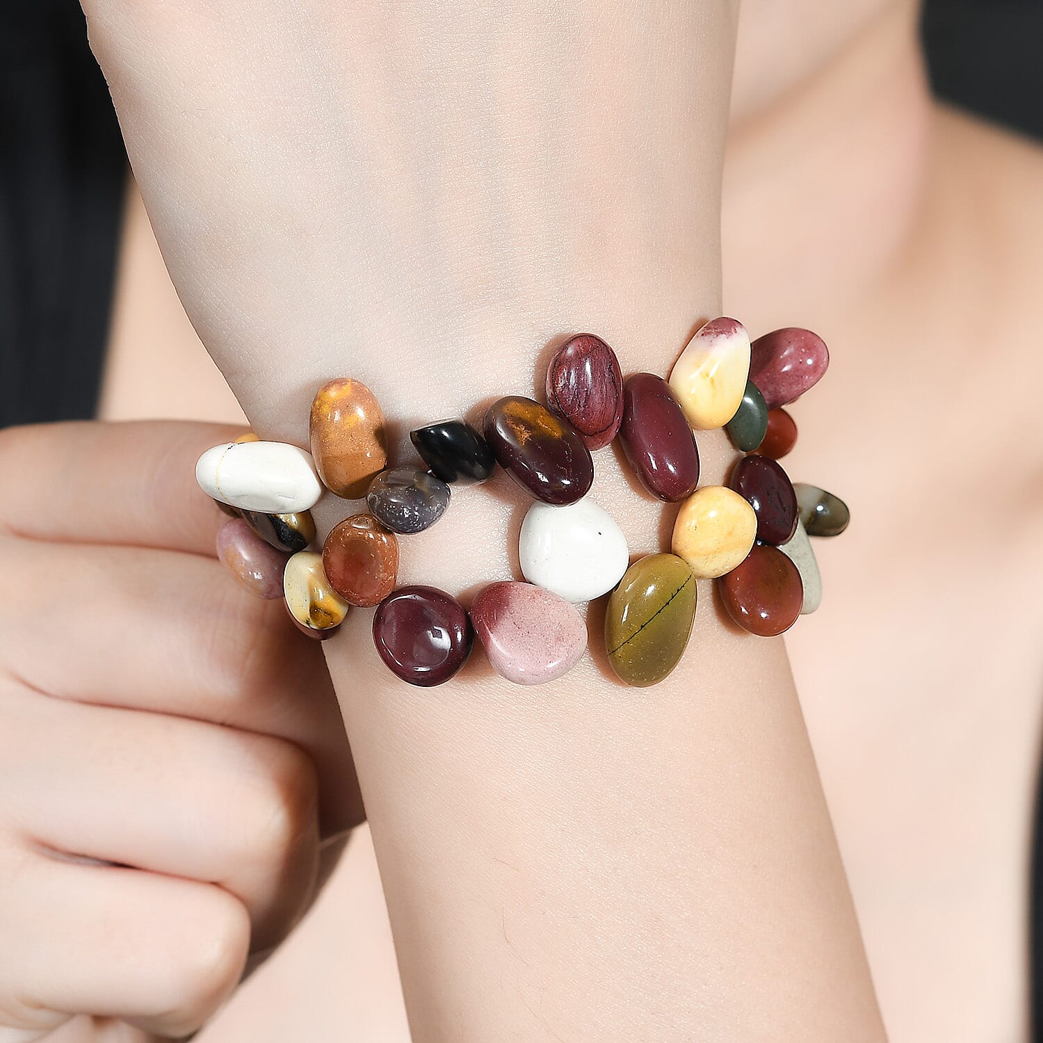 Karis Mookite 232.00 ctw Bracelet in Platinum Bond (7.25 In)