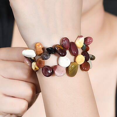 Karis Mookite 232.00 ctw Bracelet in Platinum Bond (7.25 In)