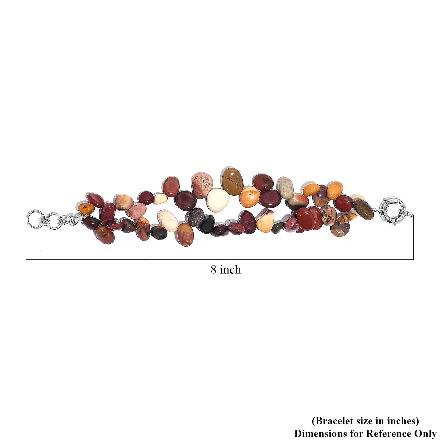 Karis Mookite 232.00 ctw Bracelet in Platinum Bond (7.25 In)