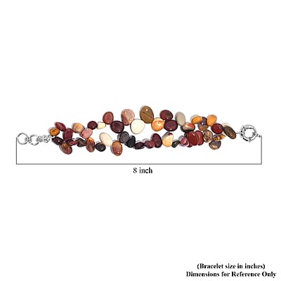 Karis Mookite 232.00 ctw Bracelet in Platinum Bond (7.25 In)