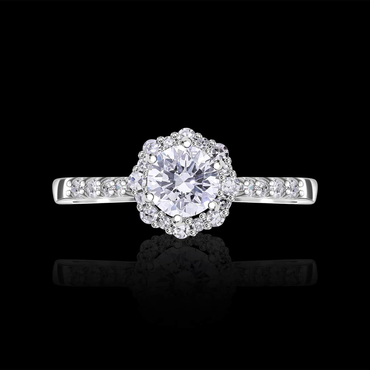 Luxuriant Lab Grown Diamond E-F VS 1.00 ctw Ring in 10K White Gold (Size 6.0) image number 1