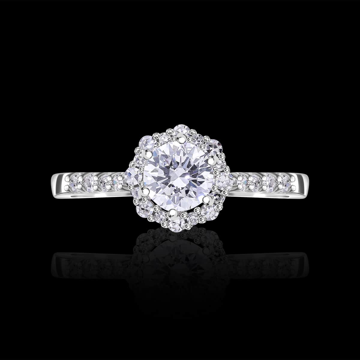 Luxuriant Lab Grown Diamond E-F VS 1.00 ctw Ring in 10K White Gold (Size 7.0) image number 1