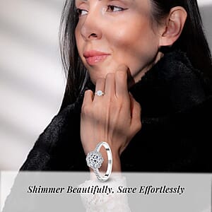 Lab Grown Diamond E-F VS 1.00 ctw Ring in 14K White Gold (Size 7.0)