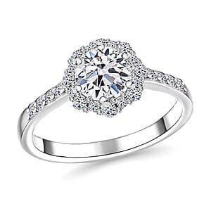 Luxuriant Lab Grown Diamond E-F VS 1.00 ctw Ring in 10K White Gold (Size 8.0)