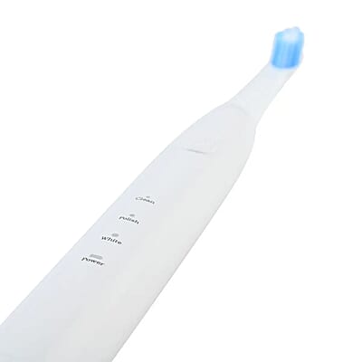 Closeout Total Vision Sonic Electric Toothbrush with 4 Replaceable Brush Heads -White