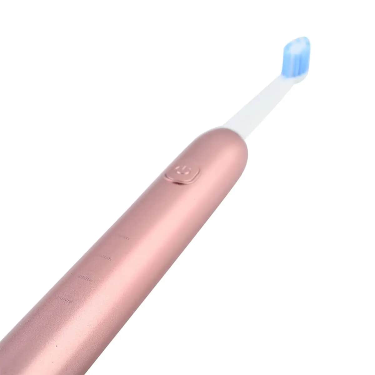 Closeout Total Vision Sonic Electric Toothbrush with 4 Replaceable Brush Heads -Rose Gold image number 6