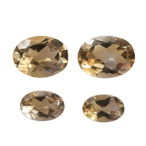 AA Brazilian Citrine Set of 4 (Mix Mix mm) 2.58 ctw