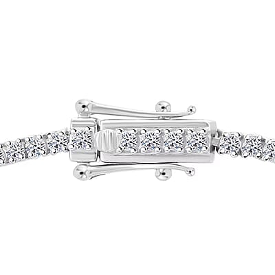 Luxuriant Lab Grown Diamond G-H SI 2.00 ctw Bracelet in Platinum Over Sterling Silver (7.25 In)