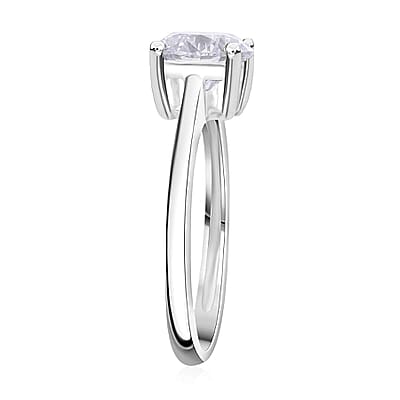 Luxuriant Lab Grown Diamond F VS 2.00 ctw Solitaire Ring in 14K White Gold (Size 8.0)
