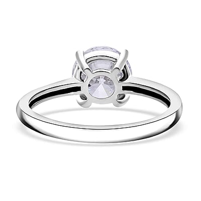 Luxuriant Lab Grown Diamond F VS 2.00 ctw Solitaire Ring in 14K White Gold (Size 8.0)