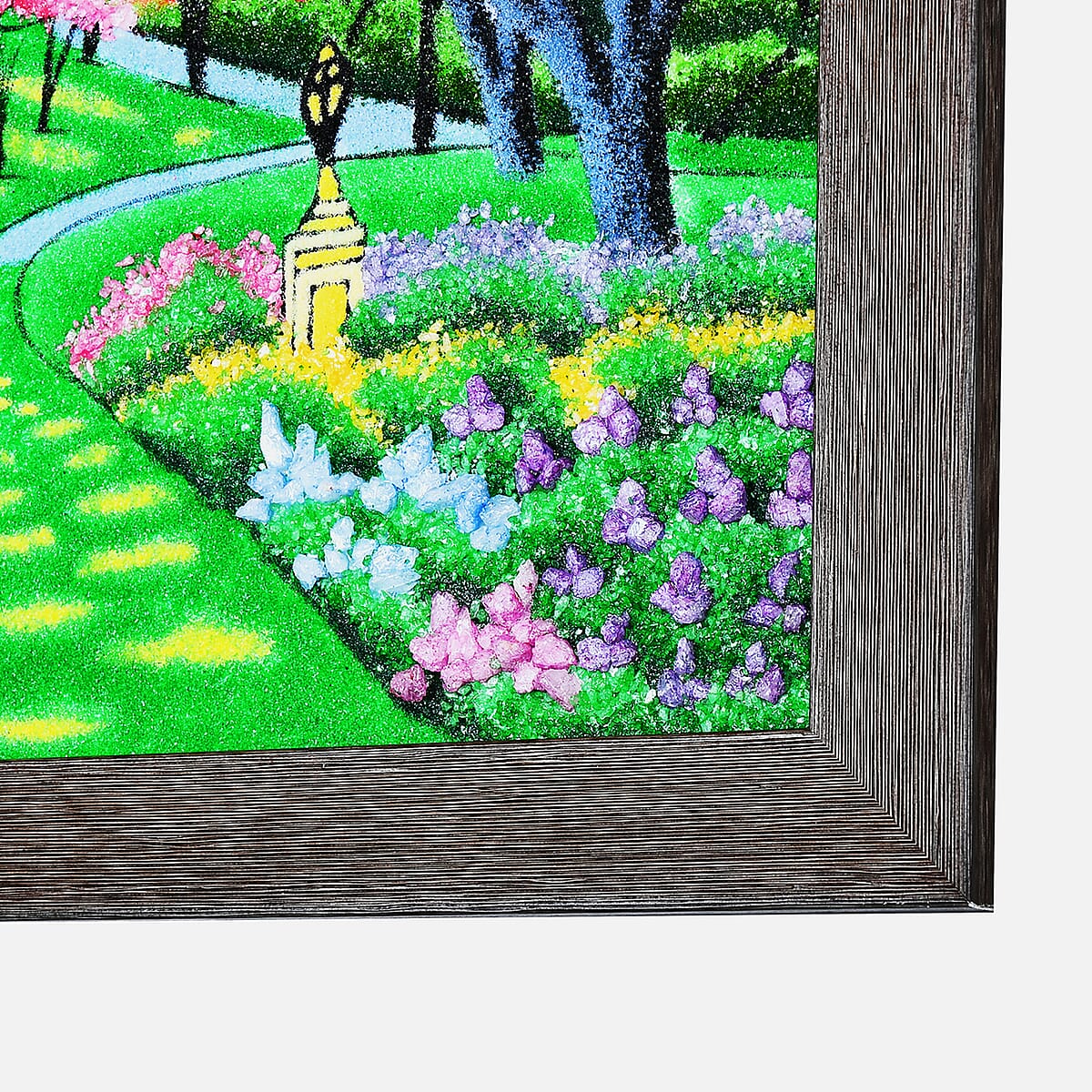 Multi Color Garden Gemstone Wall Art Hand Painting image number 2