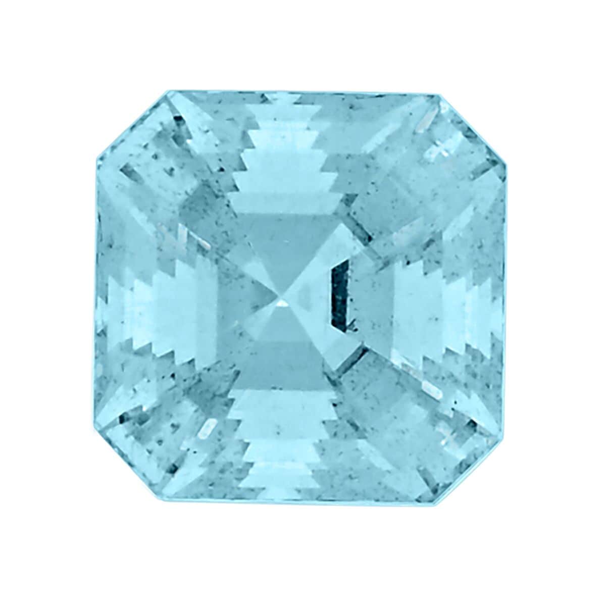 AAAA Asscher Cut Santa Maria Aquamarine (Sqr Free Size) 7.11 ctw image number 0