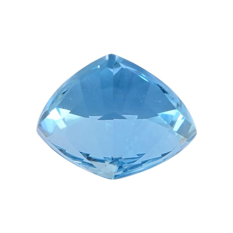 Chairman Vault Collection Certified and Appraised AAAA Santa Maria Aquamarine (Trl Free Size) 7.32 ctw