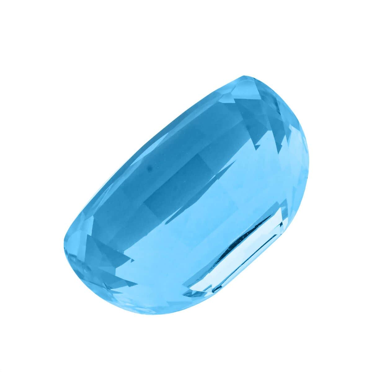 Chairman Vault Collection Certified & Appraised AAAA Santa Maria Aquamarine (Cush Free Size) 8.31 ctw image number 2