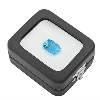 Collectors Choice Certified & Appraised AAAA Santa Maria Aquamarine (Cush Free Size) 8.31 ctw