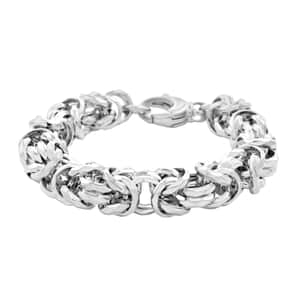 La Bella Italian Sterling Silver Bracelet (8.00 In) 30.3 Grams