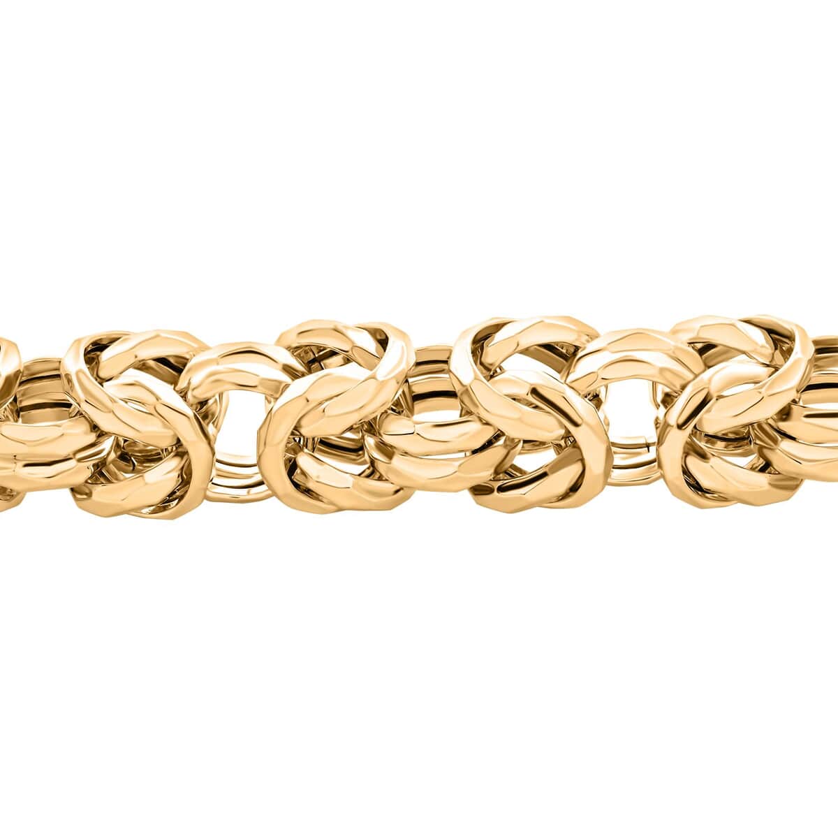 La Bella Italian 14K YG Over Sterling Silver Bracelet (8.00 In) 31 Grams image number 2