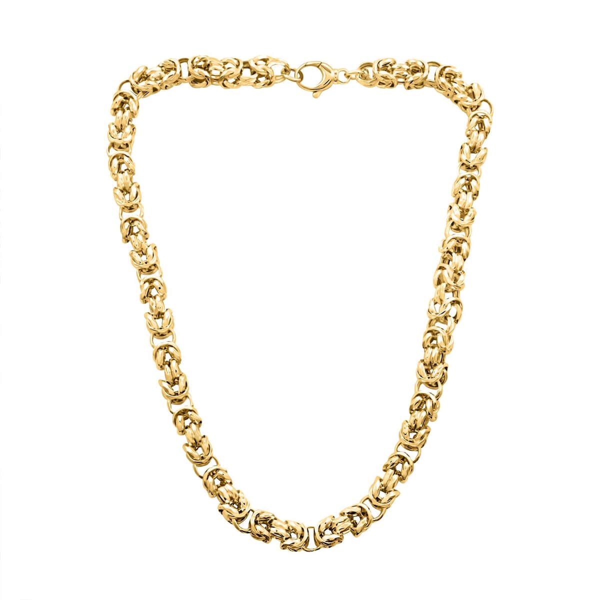 La Bella Italian 14K Yellow Gold Over Sterling Silver Necklace 22 Inches 83.2 Grams image number 2