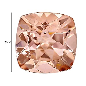AAAA Marropino Morganite (Cush 7 mm) 1.00 ctw