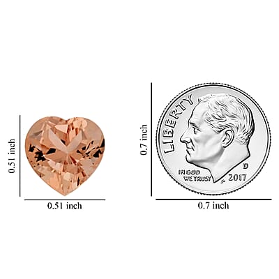 AAAA Marropino Morganite (Hrt 13 mm) 9.20 ctw