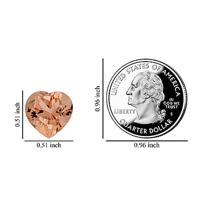 AAAA Marropino Morganite (Hrt 13 mm) 9.20 ctw