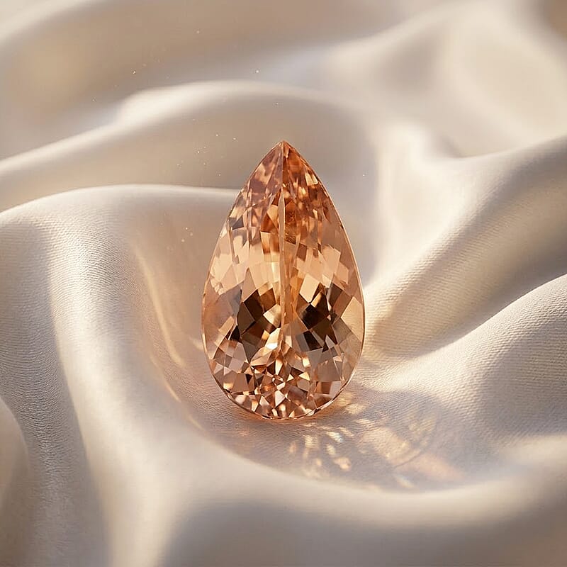 AAAA Marropino Morganite (Pear 13x7 mm) 2.00 ctw
