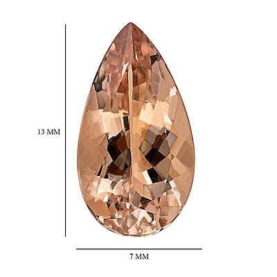 AAAA Marropino Morganite (Pear 13x7 mm) 2.00 ctw