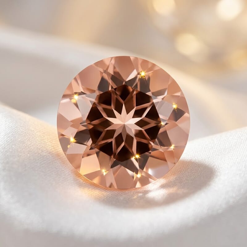 AAAA Marropino Morganite (Rnd 6 mm) 0.50 ctw