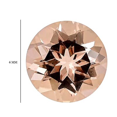 AAAA Marropino Morganite (Rnd 6 mm) 0.50 ctw