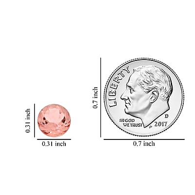 AAAA Marropino Morganite (Rnd 8 mm) 1.50 ctw