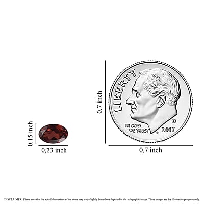 Premium Mozambique Garnet Set of 10 (Ovl 6x4 mm) 4.95 ctw Loose Gemstone