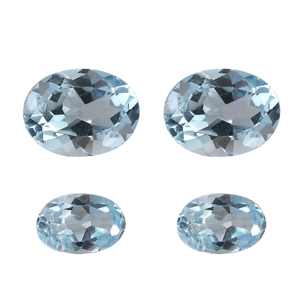 AA Sky Blue Topaz Set of 4 (Mix Mix mm) 2.58 ctw image number 0