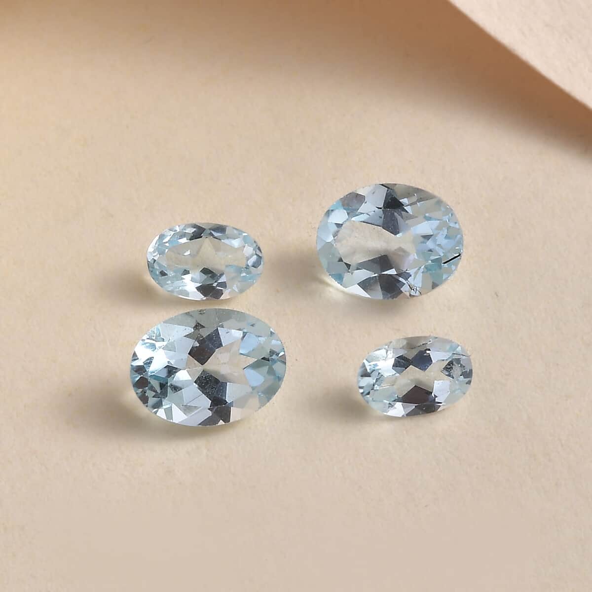 AA Sky Blue Topaz Set of 4 (Mix Mix mm) 2.58 ctw image number 1