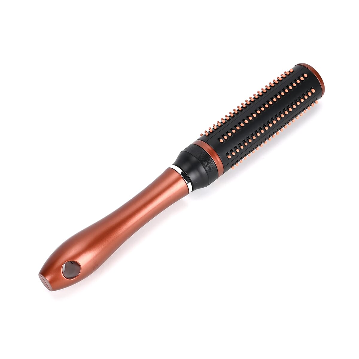 Neomi Brown Portable Storage Comb Hair Brush with Retractable Bristle Technology image number 3