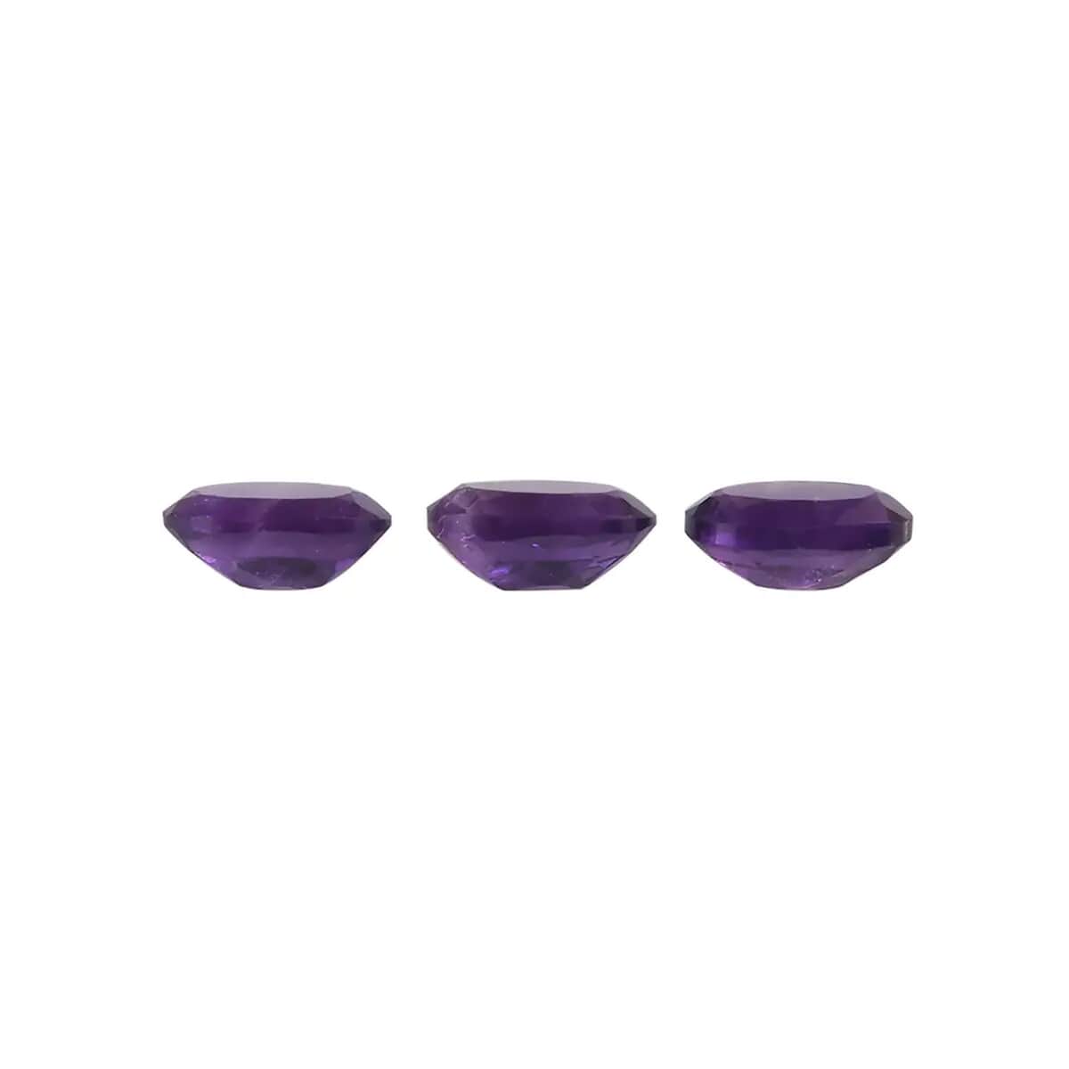 Premium African Amethyst Set of 10 (Ovl 6x4 mm) 3.48 ctw image number 2