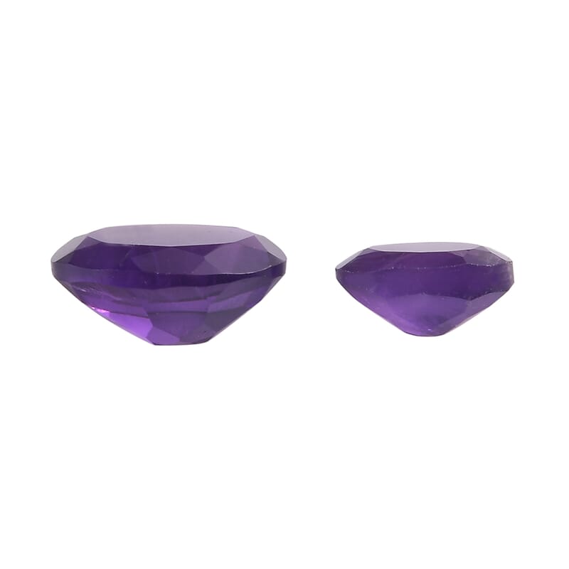 AA African Amethyst Set of 4 (Oval Mix Size) 2.60 ctw Loose Gemstone