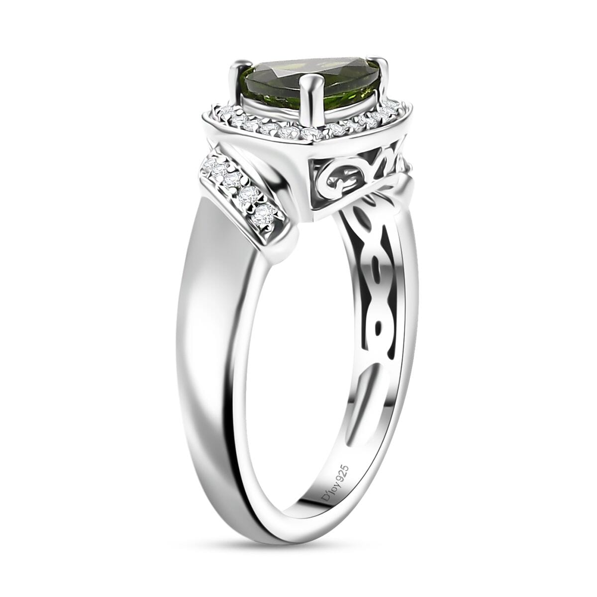 人気 Buy Over Platinum in Ring Zircon White Diopside, Chrome カードファイト!! ヴァンガード