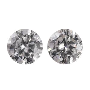 Moissanite Set of 2 (Rnd 4 mm) 0.47 ctw